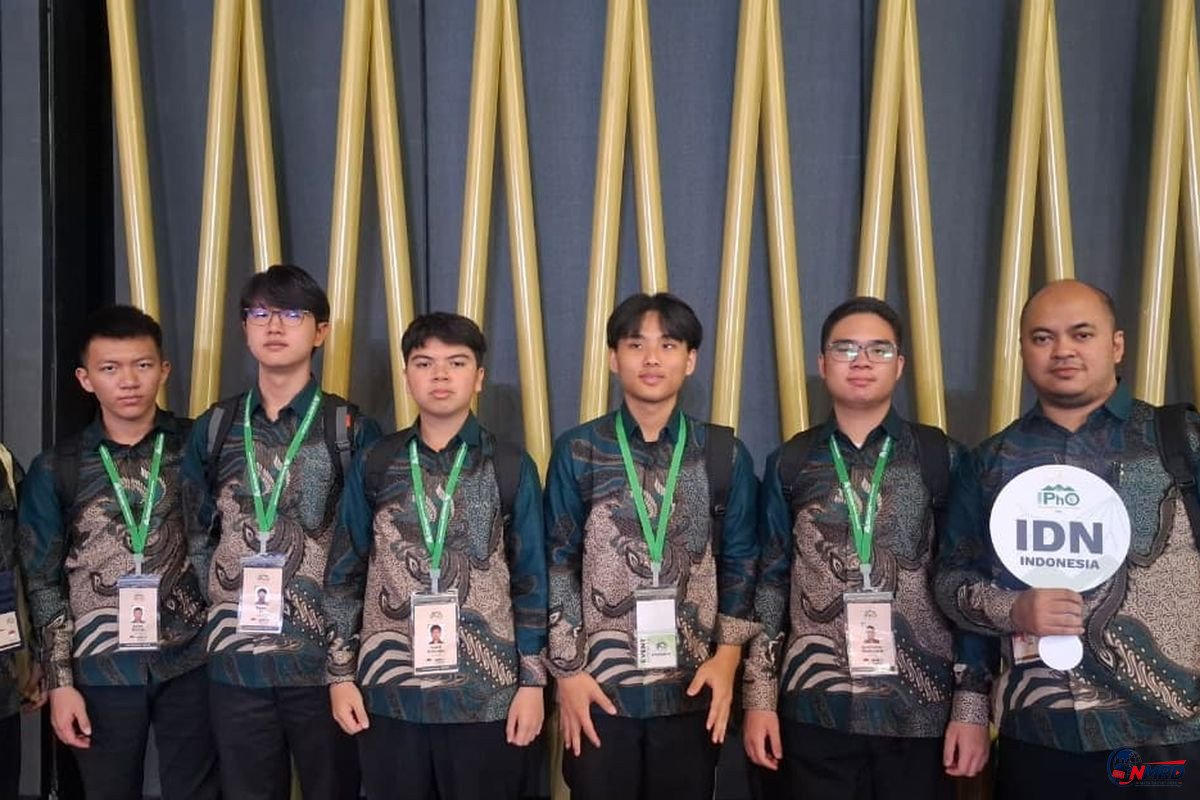 Tim Olimpiade Fisika Indonesia Raih 1 Emas, 2 Perak, dan 2 Perunggu di IPhO 2026 Kolombia