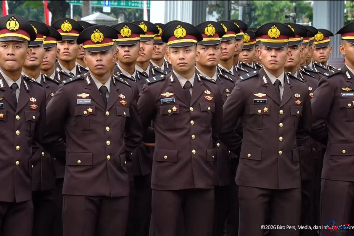 Prabowo Lantik 1.177 Capaja TNI-Polri, Putra Ferdy Sambo Tribrata Putra Ikut Dikukuhkan
