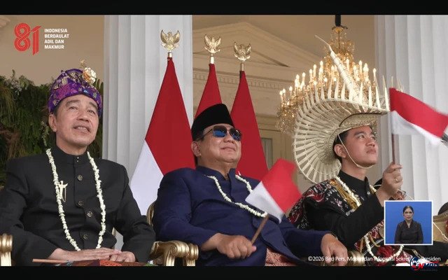 Prasetyo Hadi Sebut Keakraban Prabowo, Gibran, dan Jokowi di HUT ke-81 RI Hal yang Semestinya