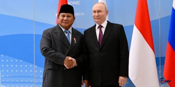 Prabowo Bertemu Putin di Vladivostok, Bahas Penguatan Hubungan Strategis Indonesia-Rusia
