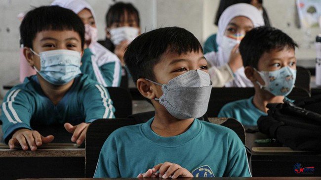 Sekolah di Tangerang Tetap Gelar Pembelajaran Tatap Muka Imbas Abu Vulkanik Anak Krakatau