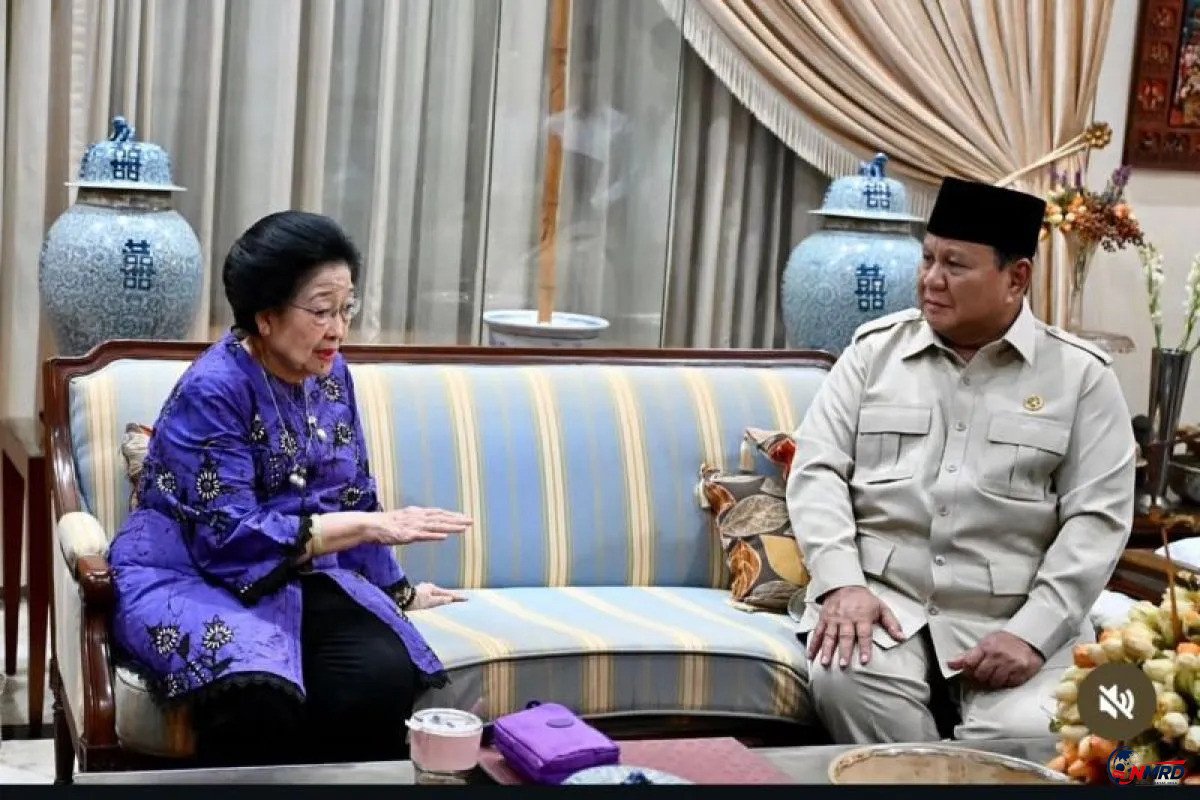 Presiden Prabowo Bertakziah ke Kediaman Megawati atas Meninggalnya Guruh Soekarnoputra
