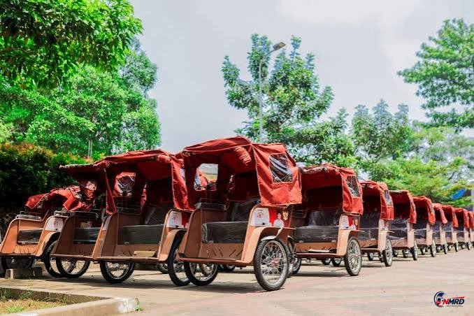 160 Becak Listrik Bantuan Prabowo Dibagikan di Bogor, Becak Manual Penerima Bakal Ditarik