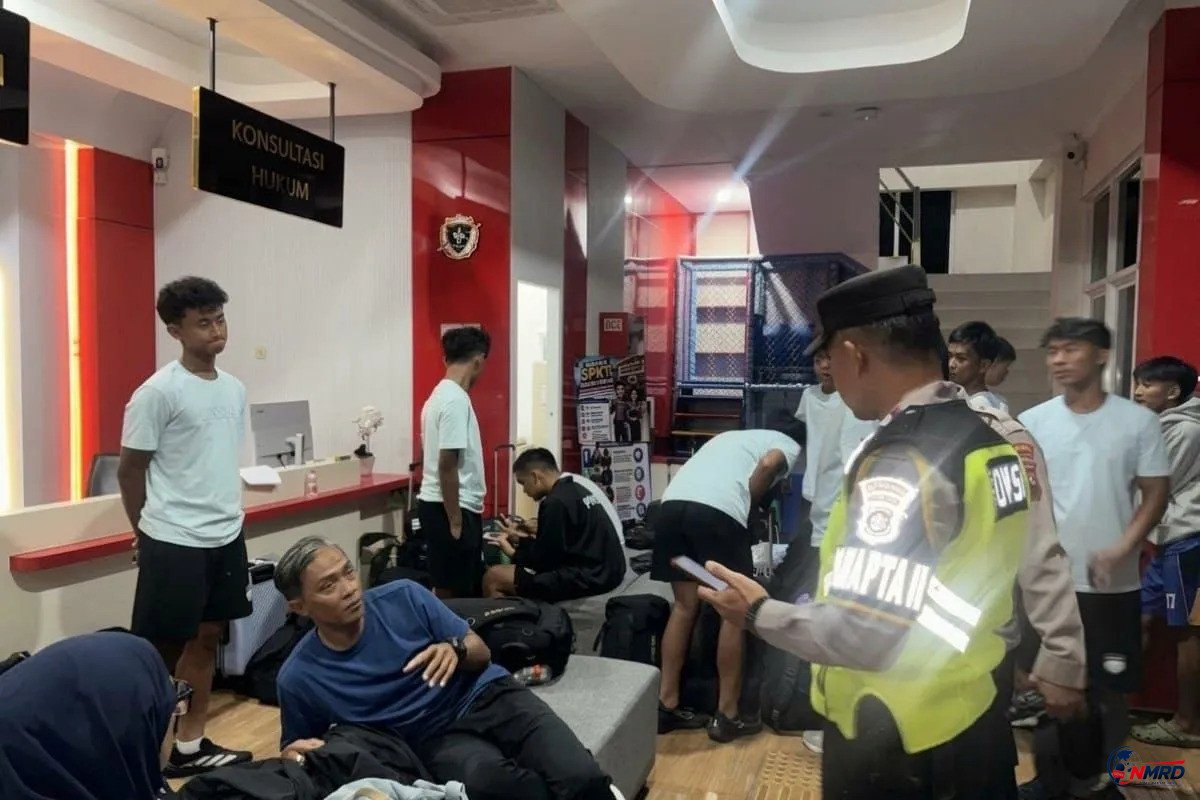 Polresta Batang Tangkap Pelaku Pelemparan Batu ke Bus Persib U-18