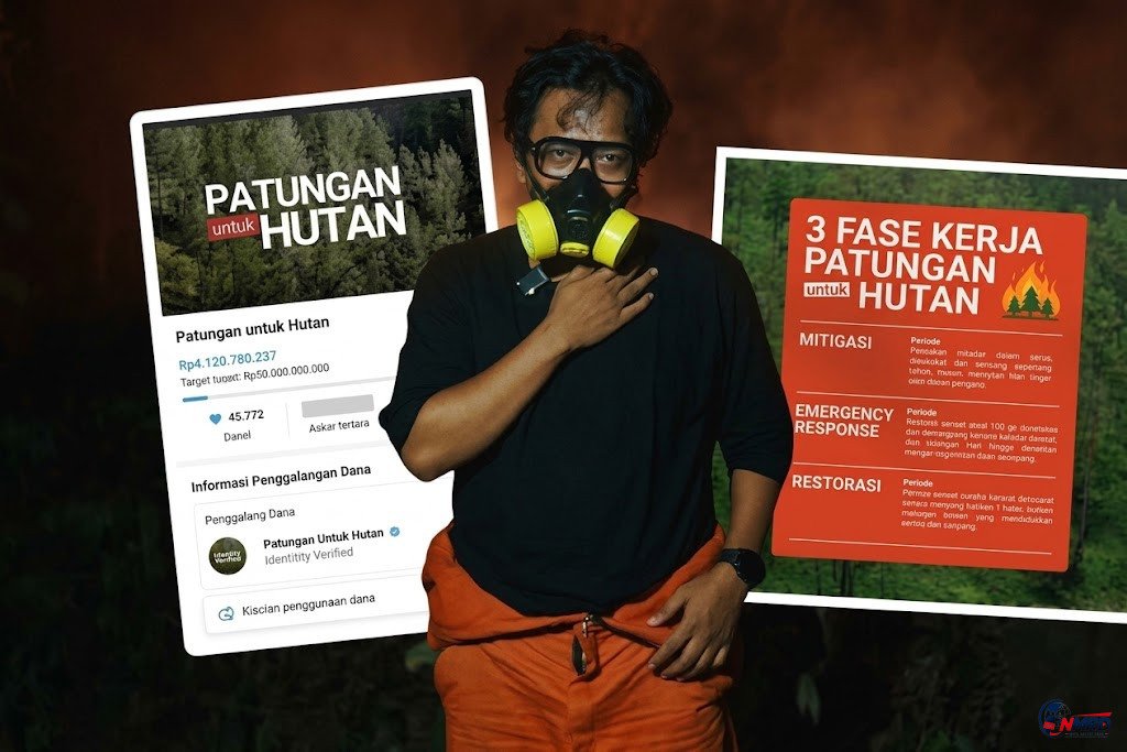 Donasi Patungan untuk Hutan Ferry Irwandi Tembus Rp10,5 Miliar, Didukung Lebih dari 126 Ribu Donasi